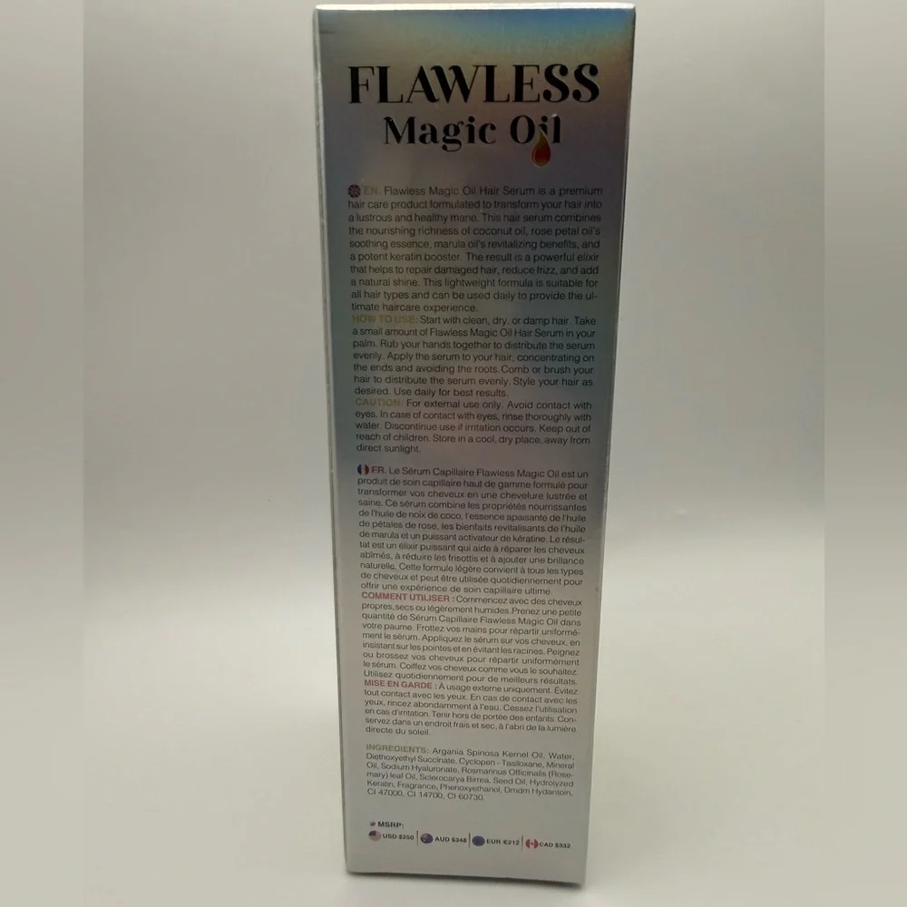 NEW/SEALED ROYALE Flawless Magic Oil Hair Serum